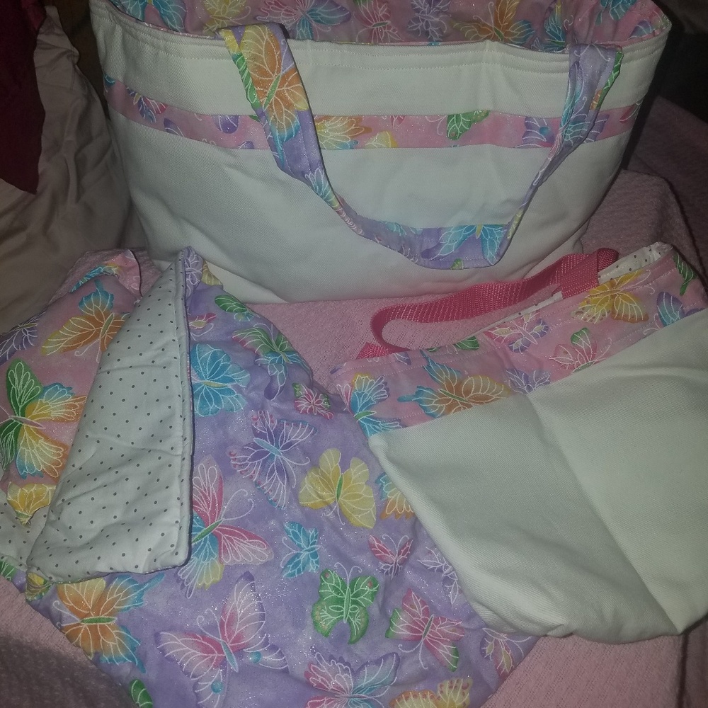 New Handmade Moses Doll Bed w/Extras - Picture 4 of 8